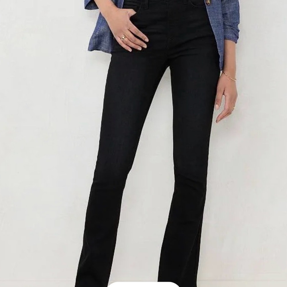 LC Lauren Conrad Dark Flare Jeans (originally $45)